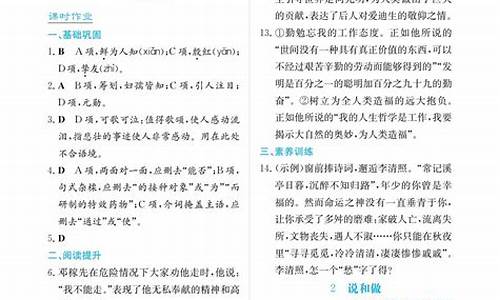 湖南语文答案2017高考_2020年高考湖南语文卷