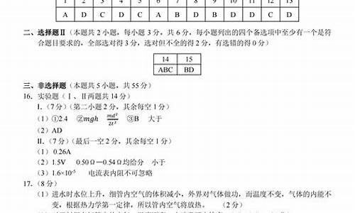 浙江新高考联盟2014,浙江新高考联盟2024第二次联考数学答案