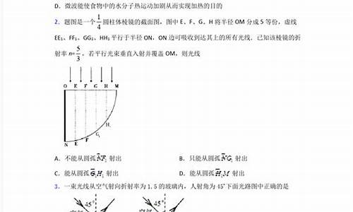 高考物理光学题_高考物理光学知识点