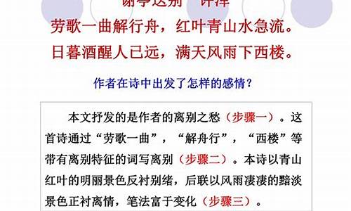 高考语文答题古诗鉴赏_高考语文古诗鉴赏真题